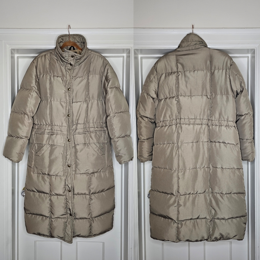 VTG 80s Eddie Bauer Down Longline Coat